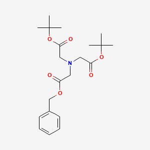 molecular formula C21H31NO6 B7819445 Bis(tert-butoxycarbonylmethyl)aminoacetic acid benzyl ester 