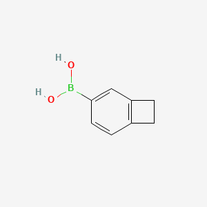 molecular formula C8H9BO2 B7819466 Bicyclo[4.2.0]octa-1,3,5-trien-3-ylboronic acid 