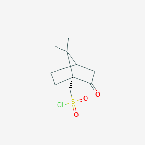 molecular formula C10H15ClO3S B7819476 [(1R)-7,7-Dimethyl-2-oxobicyclo[2.2.1]heptan-1-YL]methanesulfonyl chloride 