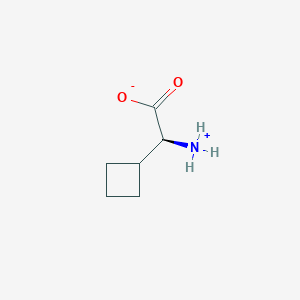 (2S)-2-azaniumyl-2-cyclobutylacetate