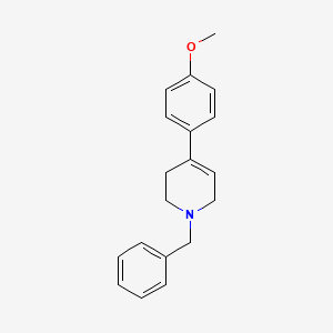 molecular formula C19H21NO B7819508 1-苄基-4-(4-甲氧基苯基)-1,2,3,6-四氢吡啶 