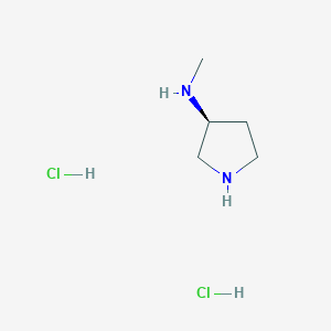 molecular formula C5H14Cl2N2 B7819561 (3S)-N-Methyl-3-pyrrolidinamine dihydrochloride 