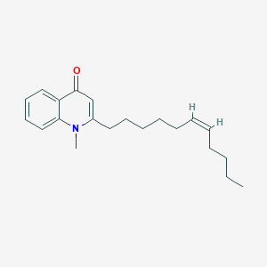 molecular formula C21H29NO B7819677 (Z)-1-Methyl-2-(undec-6-enyl)quinolin-4(1H)-one 