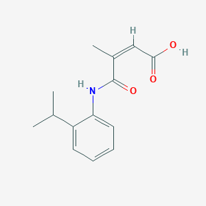 (Z)-3-methyl-4-oxo-4-(2-propan-2-ylanilino)but-2-enoic acid