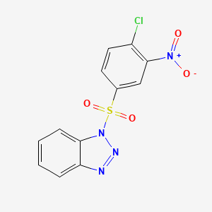 1-(4-Chloro-3-nitrophenyl)sulfonylbenzotriazole