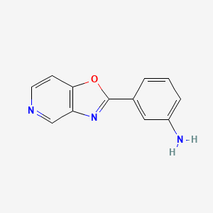 3-([1,3]Oxazolo[4,5-c]pyridin-2-yl)aniline