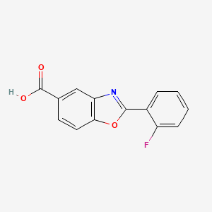 2-(2-Fluorophenyl)-1,3-benzoxazole-5-carboxylic acid