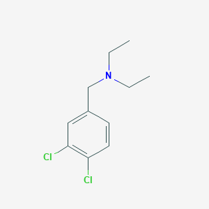 molecular formula C11H15Cl2N B7819821 [(3,4-Dichlorophenyl)methyl]diethylamine 