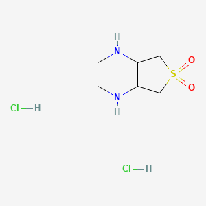 molecular formula C6H14Cl2N2O2S B7819855 C6H14Cl2N2O2S 