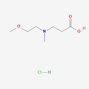 3-[(2-methoxyethyl)(methyl)amino]propanoic acid HCl