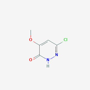 molecular formula C5H5ClN2O2 B7820007 6-chloro-4-methoxy-3(2H)-pyridazinone 