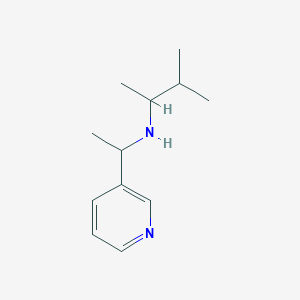 molecular formula C12H20N2 B7820046 (3-Methylbutan-2-yl)[1-(pyridin-3-yl)ethyl]amine 