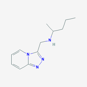 molecular formula C12H18N4 B7820067 (Pentan-2-yl)({[1,2,4]triazolo[4,3-a]pyridin-3-yl}methyl)amine 