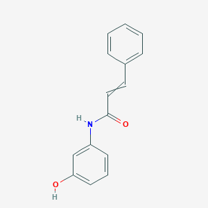 molecular formula C15H13NO2 B7820098 N-(3-hydroxy-phenyl)-3-phenyl-acrylamide 