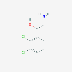 molecular formula C8H9Cl2NO B7820110 2-Amino-1-(2,3-dichlorophenyl)ethanol 