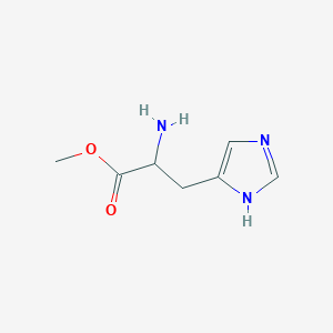 molecular formula C7H11N3O2 B7820115 Methyl 2-amino-3-(1H-imidazol-4-yl)propanoate 