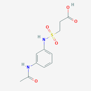 3-[(3-Acetamidophenyl)sulfamoyl]propanoicacid