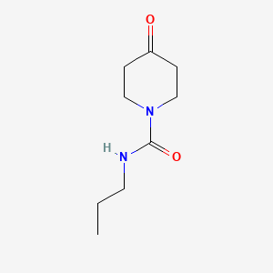 molecular formula C9H16N2O2 B7820227 4-Oxo-N-propylpiperidine-1-carboxamide CAS No. 89805-08-3