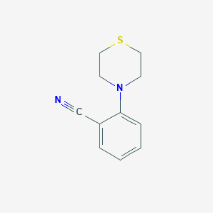 molecular formula C11H12N2S B7820233 2-Thiomorpholinobenzonitrile 