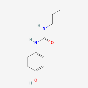 molecular formula C10H14N2O2 B7820240 1-(4-Hydroxyphenyl)-3-propylurea 