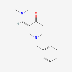 molecular formula C15H20N2O B7820260 1-Benzyl-3-((dimethylamino)methylene)piperidin-4-one 