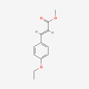 molecular formula C12H14O3 B7820300 methyl (2E)-3-(4-ethoxyphenyl)prop-2-enoate 