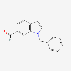 molecular formula C16H13NO B7820305 1-benzyl-1H-indole-6-carbaldehyde 