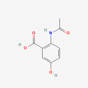 molecular formula C9H9NO4 B7820340 2-(Acetylamino)-5-hydroxybenzoic acid CAS No. 1882-76-4