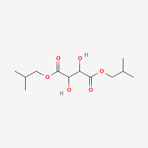 molecular formula C12H22O6 B7820358 Diisobutyl 2,3-dihydroxysuccinate CAS No. 2050-63-7