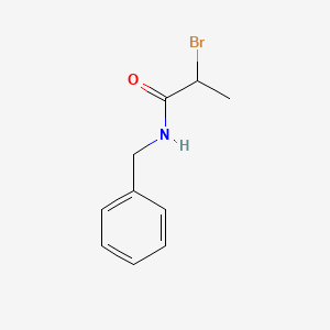 molecular formula C10H12BrNO B7820425 N-Benzyl-2-bromopropanamide CAS No. 75995-58-3