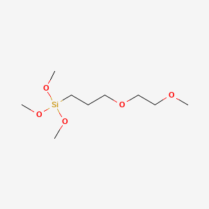molecular formula C9H22O5Si B7820496 Trimethoxy-[3-(2-methoxyethoxy)propyl]silane CAS No. 124087-62-3