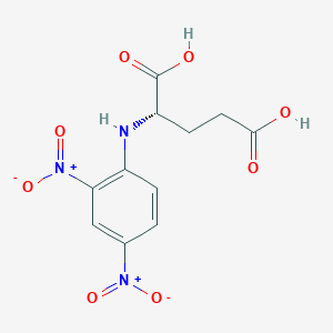 molecular formula C11H11N3O8 B7820857 N-(2,4-Dinitrophenyl)-L-glutamic acid 