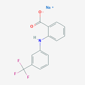 molecular formula C14H9F3NNaO2 B7820915 sodium;2-[3-(trifluoromethyl)anilino]benzoate 