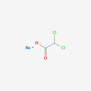 molecular formula C2HCl2NaO2 B7820926 sodium;2,2-dichloroacetate 