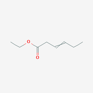 molecular formula C8H14O2 B7821011 Ethyl-3-hexanoate 