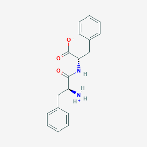 (2S)-2-[[(2S)-2-azaniumyl-3-phenylpropanoyl]amino]-3-phenylpropanoate