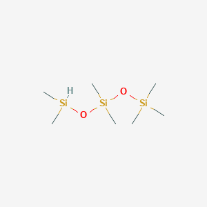 molecular formula C7H22O2Si3 B7821050 1,1,1,3,3,5,5-Heptamethyl trisiloxane 