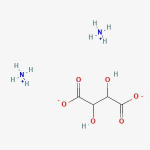 molecular formula C4H6O6.2H3N<br>C4H12N2O6 B7821065 Ammonium tartrate CAS No. 3164-29-2; 14307-43-8