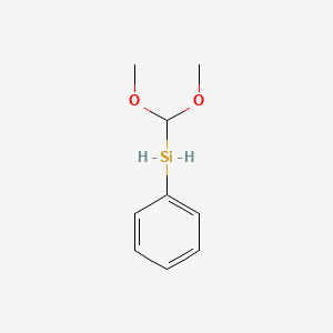 molecular formula C9H14O2Si B7821073 Dimethoxymethyl(phenyl)silane 