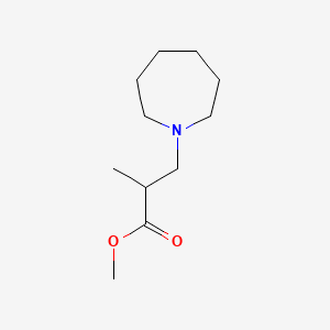 molecular formula C11H21NO2 B7821194 Methyl 3-(azepan-1-yl)-2-methylpropanoate CAS No. 4151-05-7