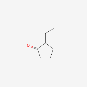 molecular formula C7H12O B7821271 2-Ethylcyclopentanone CAS No. 61215-75-6