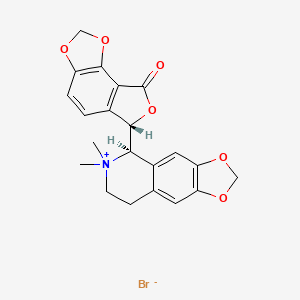 molecular formula C21H20BrNO6 B7821347 (-)-Bicuculline (methobromide) 