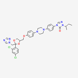 molecular formula C35H38Cl2N8O4 B7821460 Itrizole CAS No. 2049588-24-9