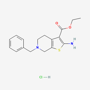 molecular formula C17H21ClN2O2S B7821547 Tinoridine hydrochloride CAS No. 24237-55-6