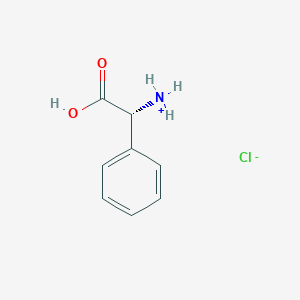 molecular formula C8H10ClNO2 B7821686 D-苯基甘氨酸盐酸盐 