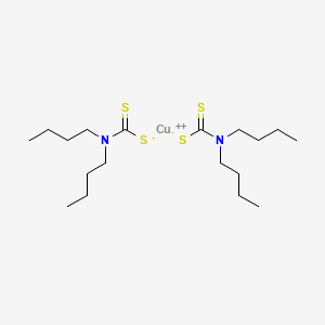 molecular formula C18H36CuN2S4 B7821805 Copper dibutyldithiocarbamate CAS No. 52691-95-9
