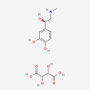 molecular formula C13H19NO9 B7821818 Adrenaline bitartrate 