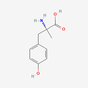 molecular formula C10H13NO3 B7821978 (R)-2-Amino-3-(4-hydroxyphenyl)-2-methylpropanoic acid CAS No. 5380-14-3