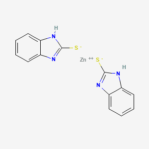 molecular formula C14H10N4S2Zn B7822038 Antioxidant ZMB 