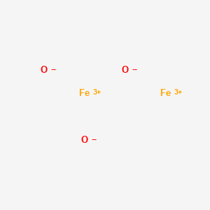 molecular formula Fe2O3 B7822055 赤铁矿 CAS No. 12002-17-4